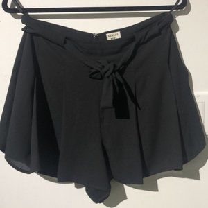 Sunday best, black shorts